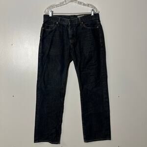 Vintage Aeropostale Straight Leg Button Up 5 Pocket Dark Blue Jeans Men’s 33x32